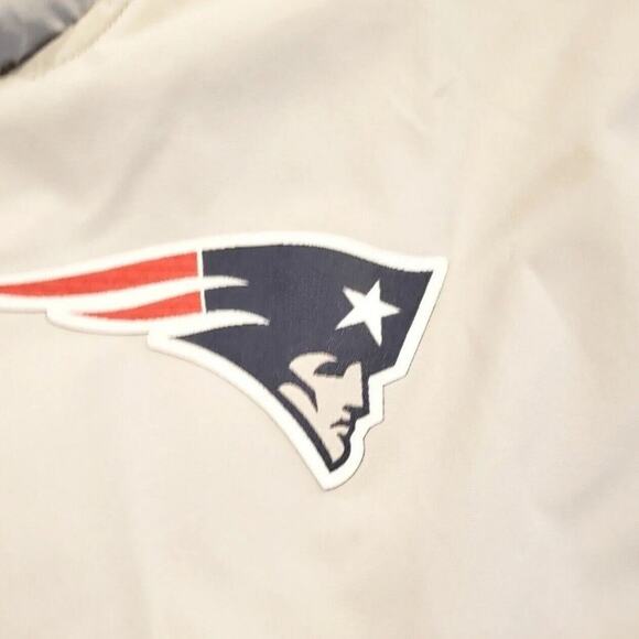 NFL Sideline Coaches Jacket Nike New England Patriots Blue Sz M NKB6-006Y NWT - Picture 3 of 4